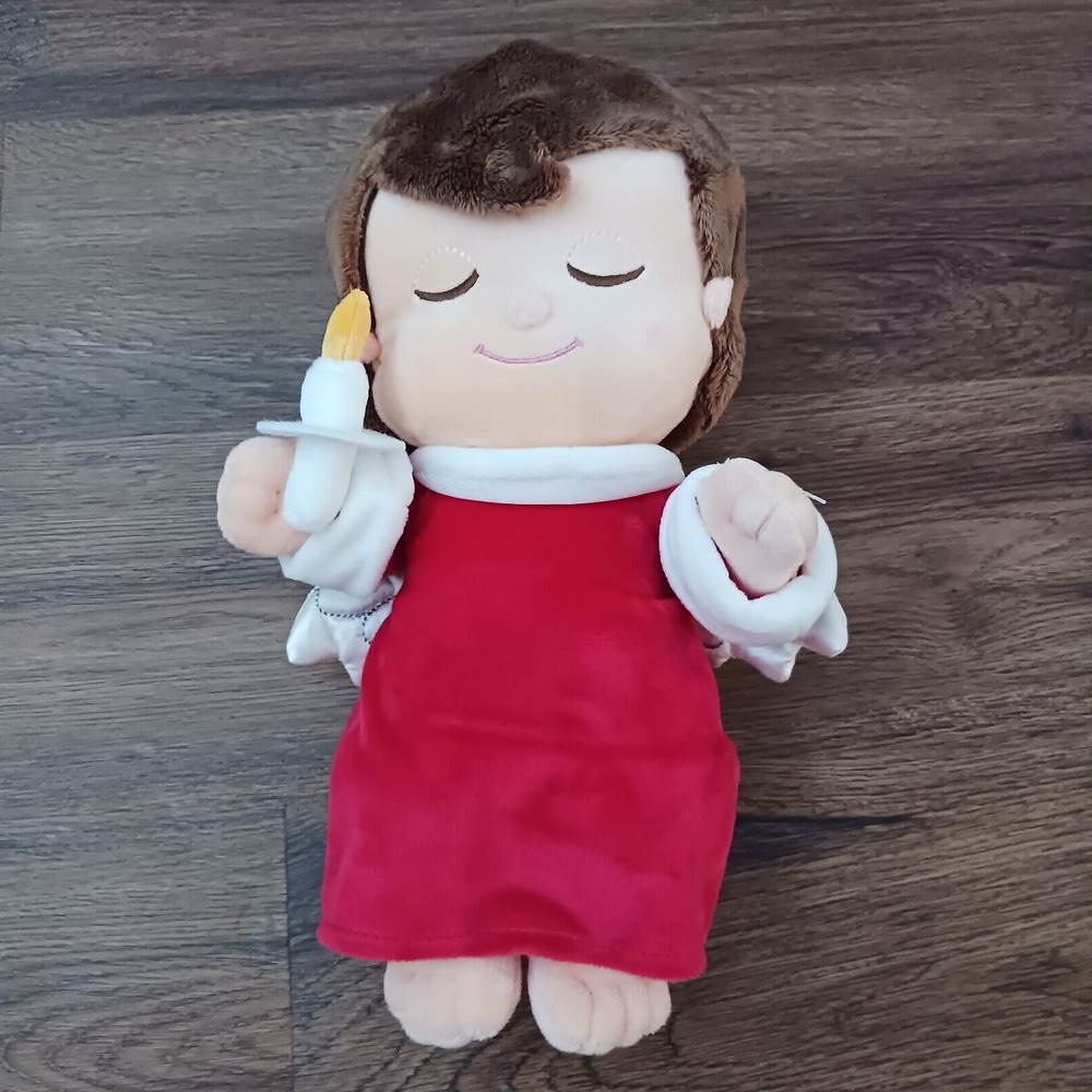 Hallmark Marys Angel Plush Doll SILENT NIGHT ANGEL Sings Sound Motion‎ Light
